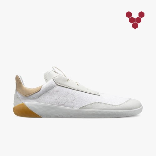 Vivobarefoot Geo Shell Hvite Joggesko Herre [8-LYUM]